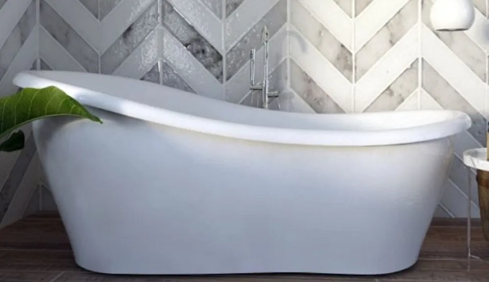 Geprüft Casa Padrino Bañera Art Nouveau de Lujo Blanco 170 x 80 x H. 70,5 cm - Independiente Bañera Antigua Retro - Muebles de Baño