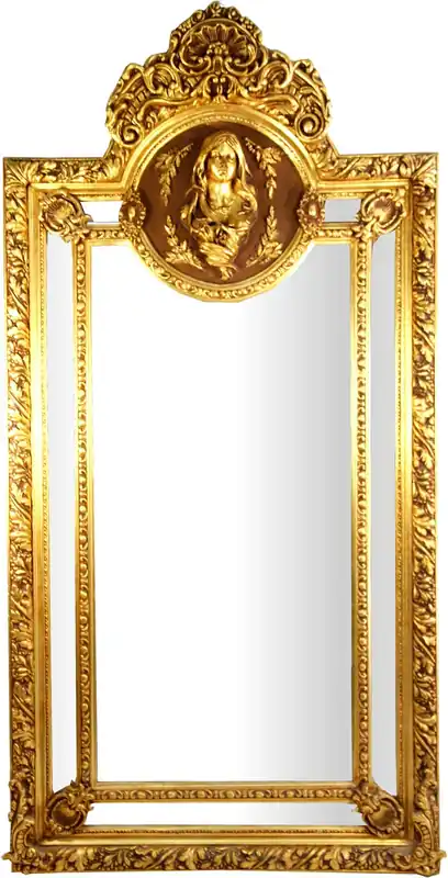 Grand Casa Padrino Baroque Mirror Gold Maria Motif - Barroco Muebles de estilo antiguo Top-Preis