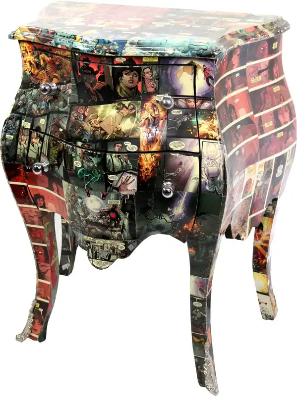 Meistverkauft Casa Padrino Cómoda Barroca Comic Design 63 cm x H 75 cm Mod2 - Hecho a mano único - Edición limitada