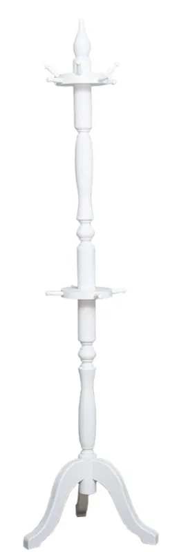 Sonderaktion Casa Padrino perchero de estilo country blanco 59 x 59 x H. 200 cm - Perchero de Madera Maciza - Muebles de Armario de Estilo Country