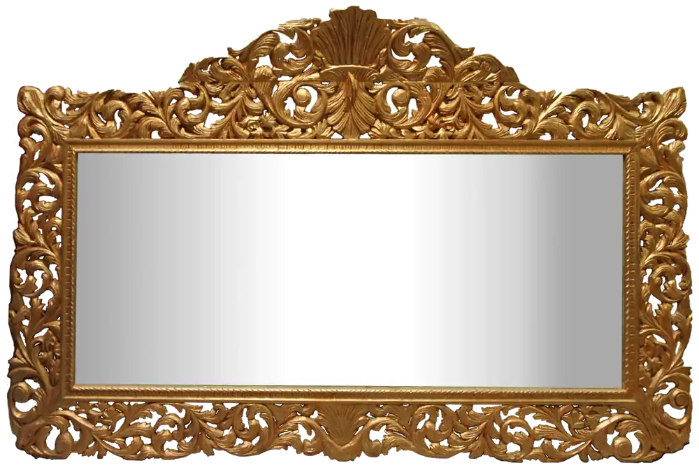 Zertifiziert Casa Padrino espejo de pared barroco oro 290 x H. 160 cm - Espejo de Armario Tallados a Mano - Muebles Barrocos