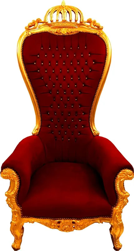 Sonderangebot Majestic Harald Glööckler Sillón de trono barroco de lujo Pompöös de Casa Padrino Burdeos / Oro con diamantes de imitación Bling Bling