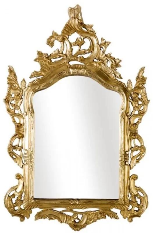 Beliebt Casa Padrino espejo de pared barroco de lujo oro 82 x 6 x H. 128 cm - Espejo Magnífico de Estilo Barroco - Muebles Barrocos