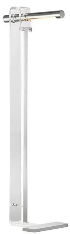 Top-Seller Casa Padrino lámpara de pie LED de diseño plata 37,5 x 25,4 x A. 111,8 cm - Lámpara de pie moderna - Lámpara de salón - Calidad de Lujo