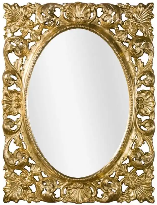 Casa Padrino espejo de pared barroco de lujo oro 73 x 6 x A. 95 cm - Espejo de salón - Espejo de armario - Espejo Barroco Bestseller