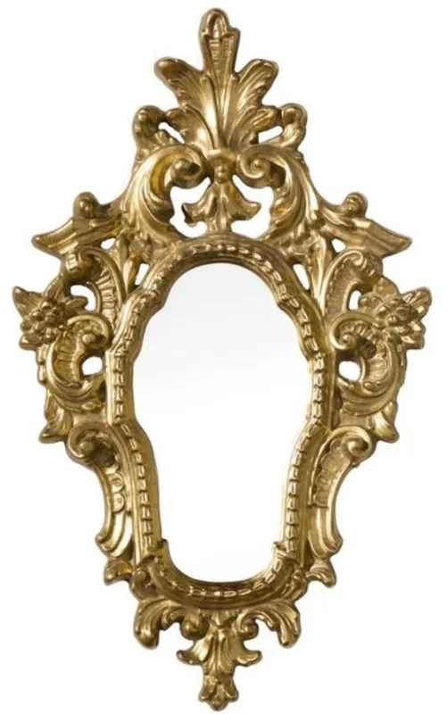 Casa Padrino espejo barroco de lujo oro 39 x 3 x A. 64 cm - Espejo de pared en estilo barroco - Noble y Adornado Top-Angebot
