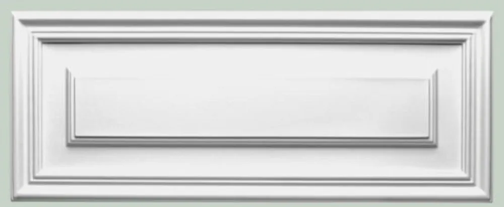 Casa Padrino panel de pared blanco 55 x 1,7 x A. 22 cm - Panel Rectangular - Accesorios Deco Geprüft