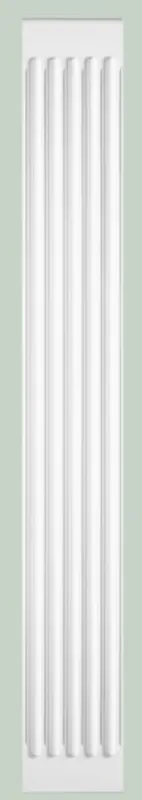 Neu Casa Padrino elemento decorativo barroco pilar blanco 27 x 2,9 x A. 200 cm - Decoración de Salón Barroco