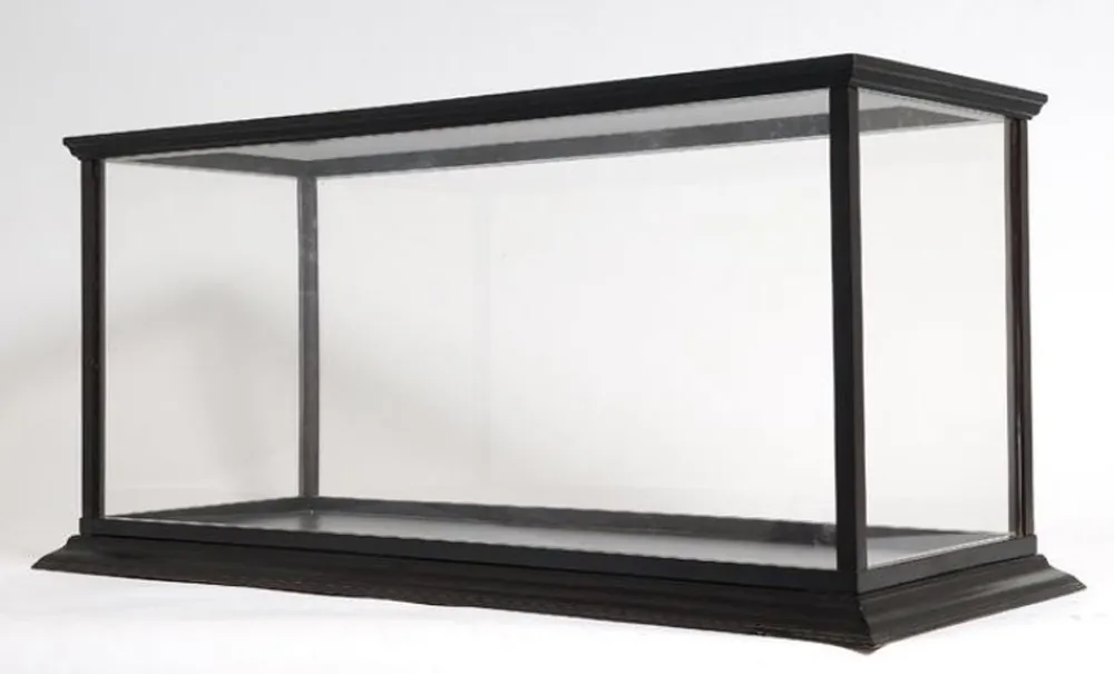 Casa Padrino vitrina de barcos modelo de lujo 100,3 x 40,6 x A. 45,7 cm - Vitrina de construcción de modelos - Accesorios de decoración de construcción de modelos Preis Gesenkt