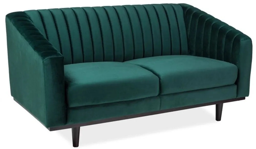Casa Padrino sofá de lujo 150 x 85 x A. 78 cm - Sofá de sala con tela de terciopelo fino - Muebles de Sala Bestpreis