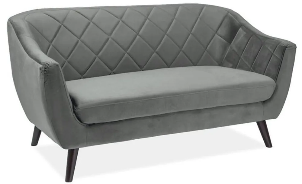 Top-Preis Casa Padrino sofá de salón de lujo 160 x 85 x A. 83 cm - Sofá con tela de terciopelo fino - Muebles de Sala