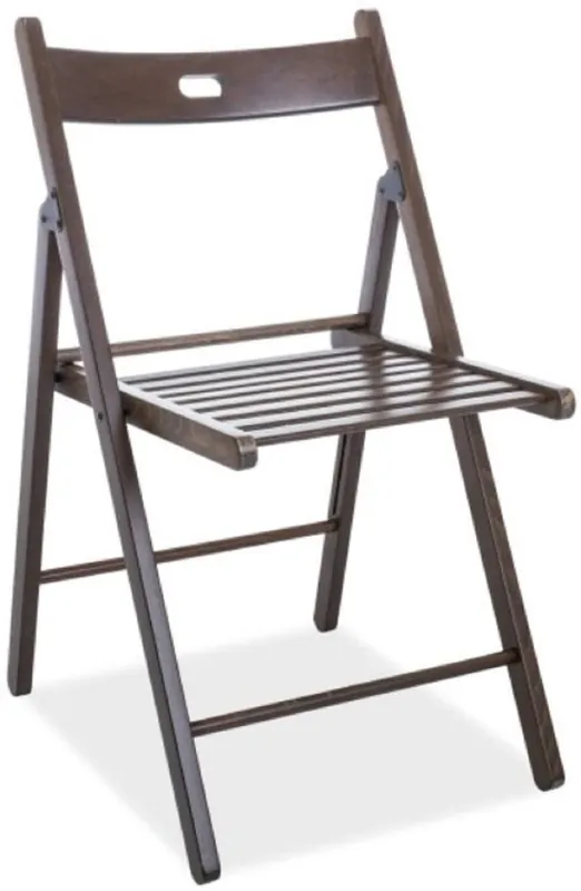Casa Padrino silla plegable de lujo marrón oscuro 40 x 43 x A. 78 cm - Silla de madera de haya maciza - Silla de Madera con Mango Nur Für Kurze Zeit