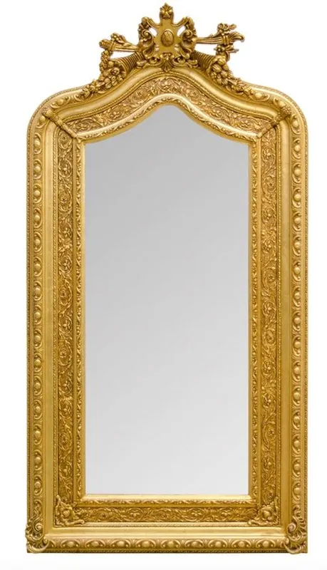 Ornate Casa Padrino espejo de pared barroco 108 x H. 207 cm - espejo barroco Top-Preis