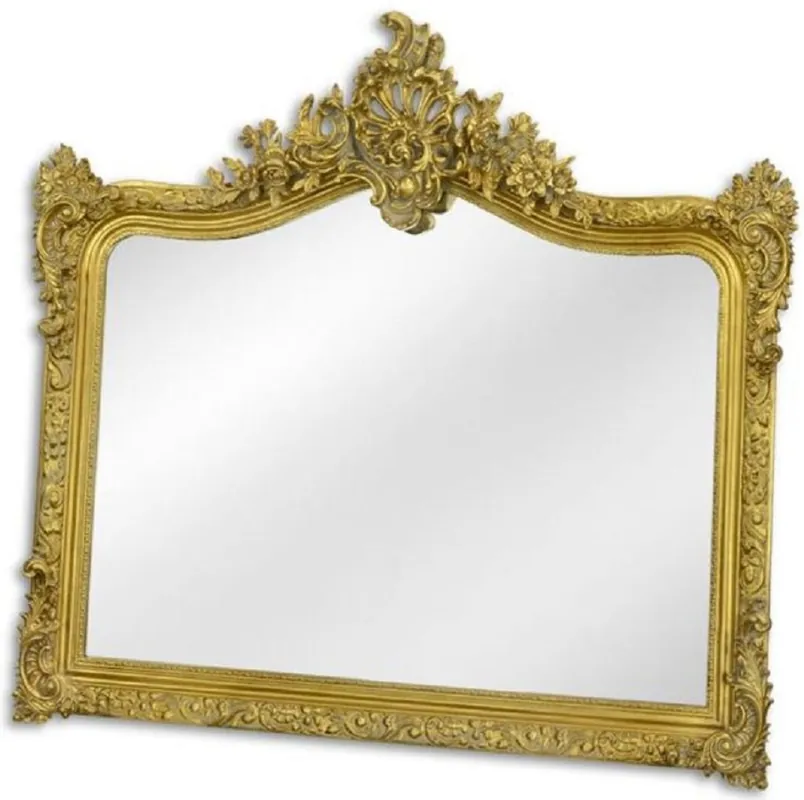 Casa Padrino espejo barroco oro 111 x A. 103 cm - Espejo de armario - Espejo de salón - Espejo de pared magnífico en estilo barroco Online Kaufen