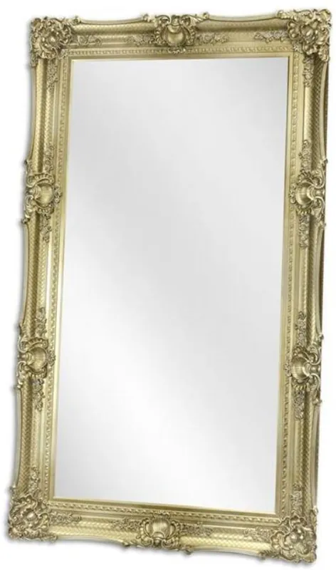 Finale Aktion Casa Padrino espejo barroco plata 122 x A. 212 cm - Espejo de armario - Espejo de salón - Muebles Barrocos