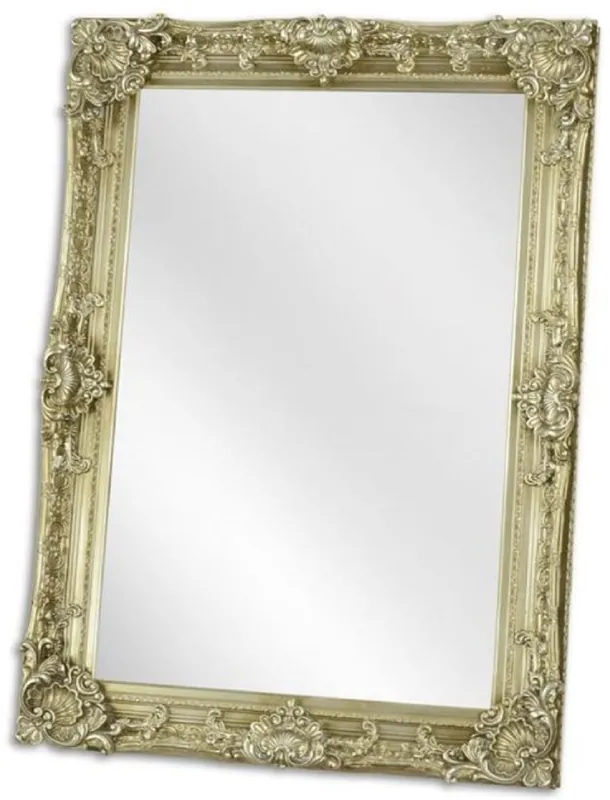 Nur Heute Casa Padrino espejo barroco plata 79 x A. 109 cm - Espejo de armario - Espejo de salón - Muebles Barrocos