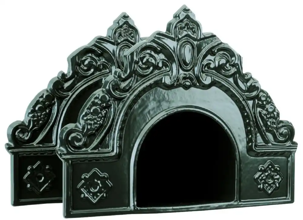 Super-Preis Casa Padrino soporte de pared para manguera de jardín Art Nouveau verde 33 x 18 x A. 25 cm - Soporte de pared para manguera de aluminio nostálgico - Accesorios de Jardín Baroque & Art Nouveau