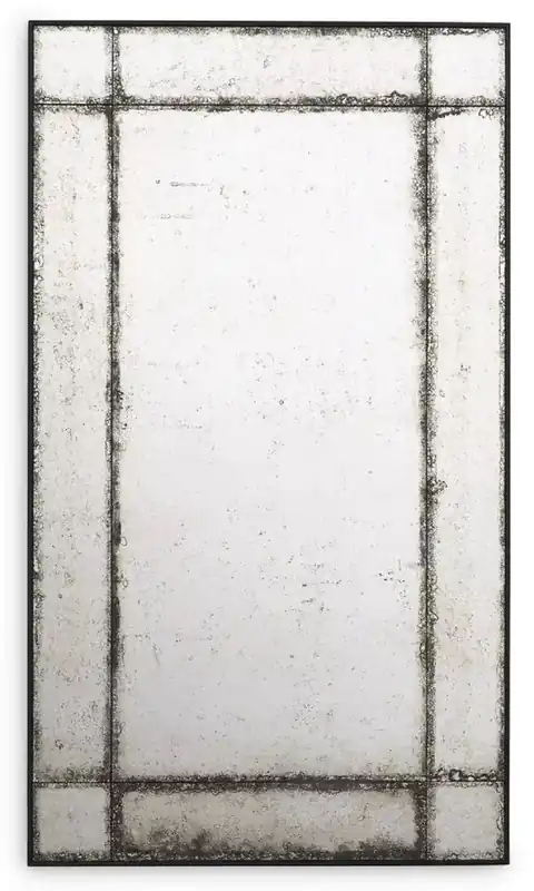 Markenprodukt Casa Padrino espejo de pared de lujo 80 x 3 x A. 140 cm - Espejo rectangular con marco de caoba y cristal de espejo envejecido - Espejo de salón - Espejo de dormitorio - Espejo de armario