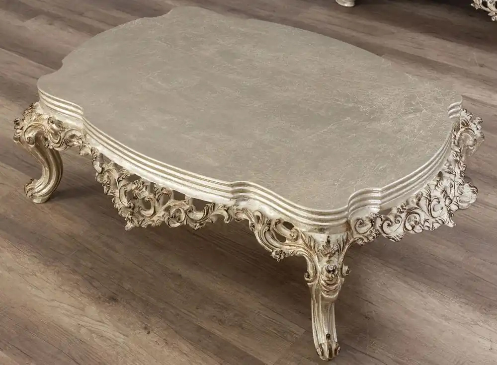 Casa Padrino mesa de centro barroco de lujo oro antiguo - Mesa de salón de madera maciza hecho a mano en estilo barroco - Muebles de salón barrocos - Noble y Magnífico Saisonangebot