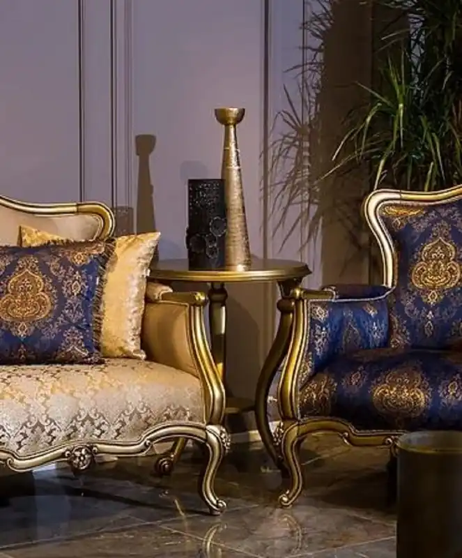 Casa Padrino mesa auxiliar barroco de lujo oro - Mesa redonda de madera maciza en estilo barroco - Muebles de salón barrocos - Noble y Magnífica Knallerangebot