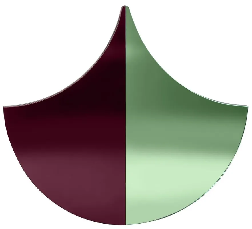 Casa Padrino espejo de pared de diseño púrpura / verde 70 x 3 x A. 62 cm - Espejo de armario - Espejo de salón - Calidad de Lujo - Muebles de Diseño Beliebt