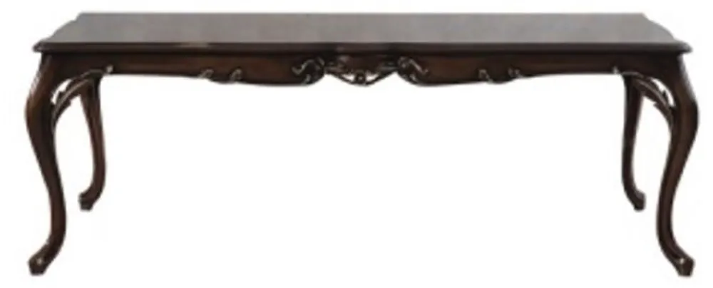 Casa Padrino mesa de comedor barroco de lujo marron oscuro - Mesa de comedor de madera maciza hecho a mano en estilo barroco - Muebles de comedor barrocos - Noble y Magnífico Markenware