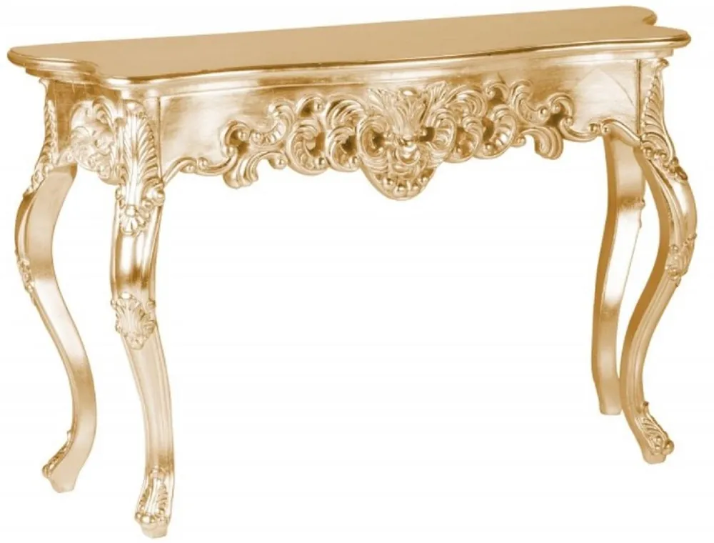 Casa Padrino consola barroco oro - Consola de madera maciza hecha a mano con decoraciones nobles - Muebles Barrocos Angebot