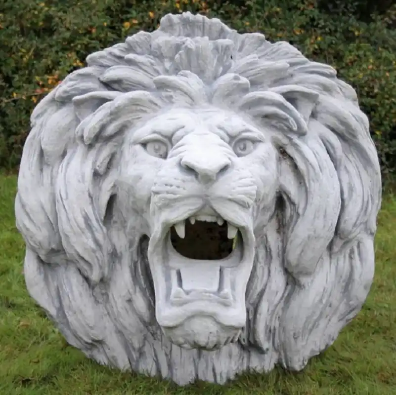 Casa Padrino gárgola de pared relieve barroco león 80 x 80 x A. 80 cm - Gran cabeza de león piedra gárgola decoración de pared relieve - Accesorios de Jardín Barroco y Art Nouveau Rabatt