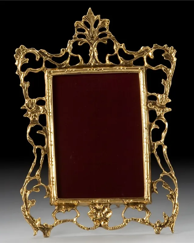 Casa Padrino marco de imagen barroco de lujo oro 27 x A. 37 cm - Marco de imagen de bronce de estilo barroco hecho a mano - Accesorios decorativos barrocos - Noble y Magnífico Jetzt Bestellen