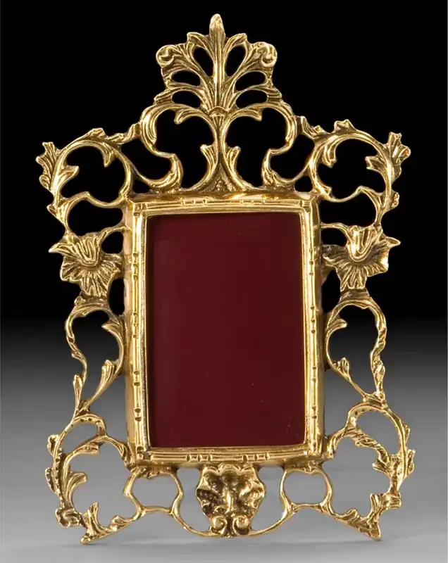 Aktuell Casa Padrino marco de imagen barroco de lujo oro 19 x A. 26 cm - Marco de imagen de bronce de estilo barroco hecho a mano - Accesorios decorativos barrocos - Noble y Magnífico
