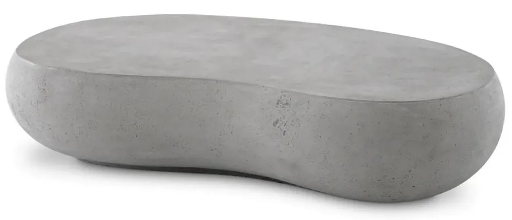 Neue Kollektion Casa Padrino mesa de jardín de lujo gris 160 x 103 x A. 32 cm - Mesa de centro de jardín de hormigón armado con fibra de vidrio - Muebles de jardín y terraza - Calidad de lujo