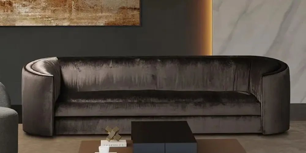Casa Padrino sofá de lujo gris 275 x 89 x A. 75 cm - Sofá de salón - Sofá de hotel - Muebles de salón - Interiores de salón - Muebles de hotel - Muebles de lujo - Interiores de lujo Jetzt Bestellen