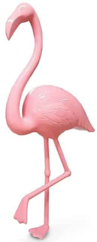 Letzte Chance Casa Padrino figura decorativa de lujo pájaro flamenco rosa A. 155 cm - Figura decorativa de tamaño natural - Figura de animal enorme - Escultura decorativa de jardín