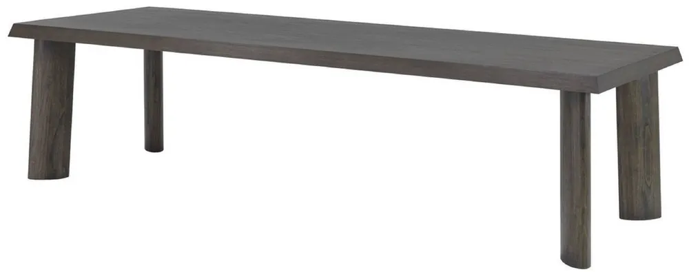 Direkt Vom Hersteller Casa Padrino mesa de comedor de lujo moca 300 x 110 x A. 76 cm - Mesa de cocina de madera maciza - Mesa de comedor rectangular - Muebles de comedor de lujo