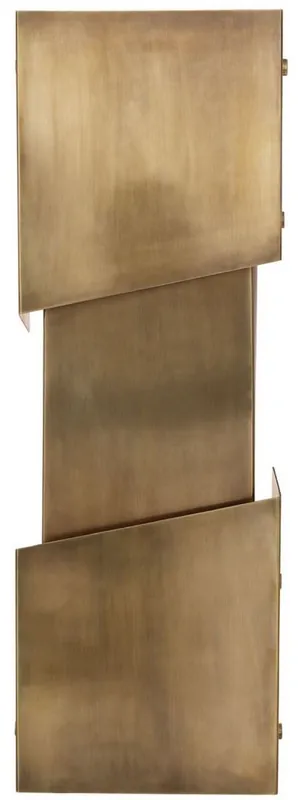 Preisreduziert Casa Padrino lámpara de pared de diseño latón vintage 23 x 12 x A. 64,5 cm - Lámpara de pared moderna - Calidad de Lujo