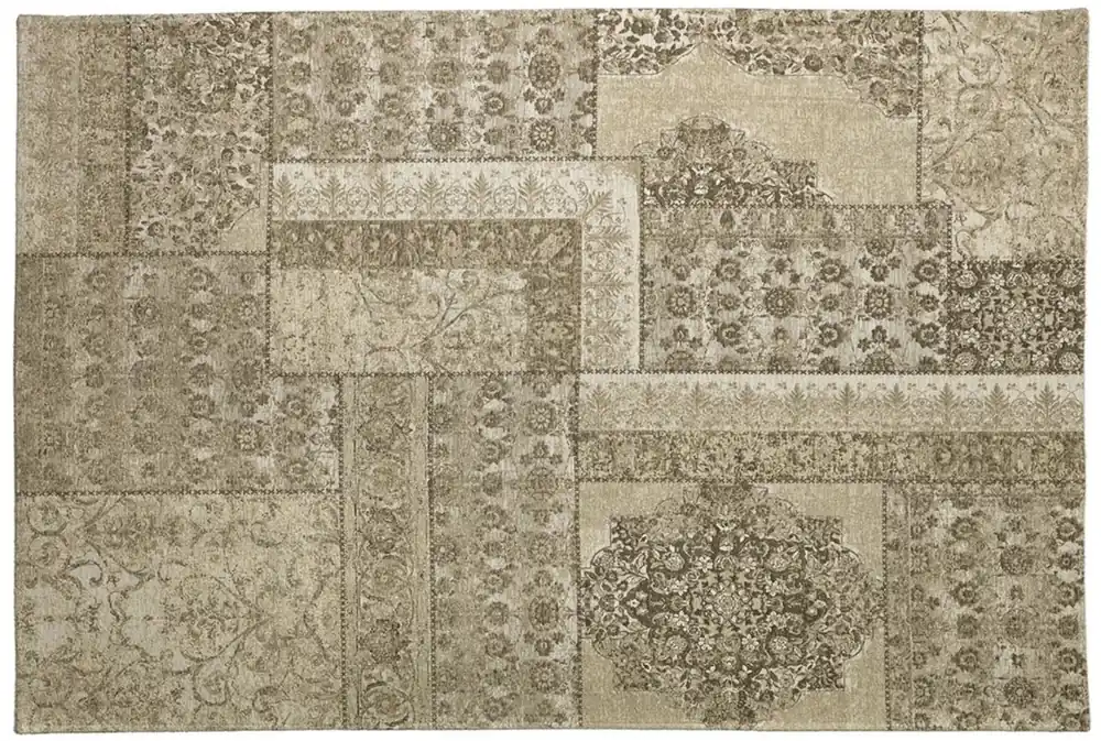 Meistverkauft Casa Padrino alfombra de algodón de lujo beige - Diferentes Tamaños - Alfombra de salón rectangular con estructura en relieve y aspecto desgastado - Calidad de Lujo