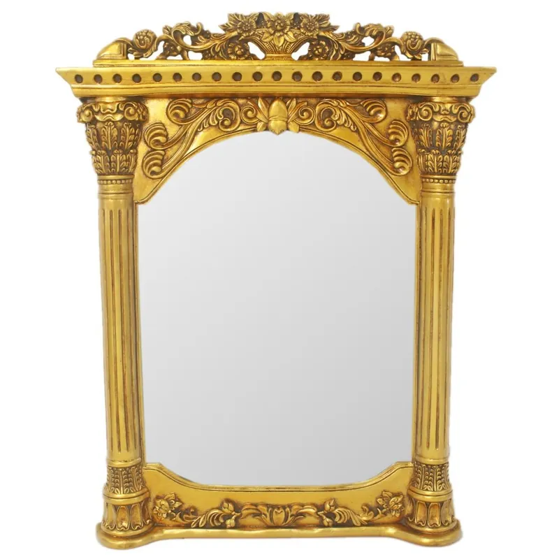 Must-Have Casa Padrino espejo de pared barroco dorado 90 x H. 115 cm - espejo de estilo barroco muebles de estilo antiguo