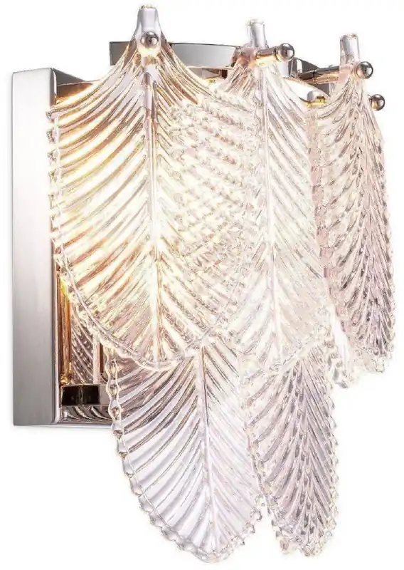 Casa Padrino lámpara de pared de lujo plata 27,5 x 17 x A. 26 cm - Lámpara de Pared de Hotel y Restaurante Noble - Calidad de Lujo Top-Seller