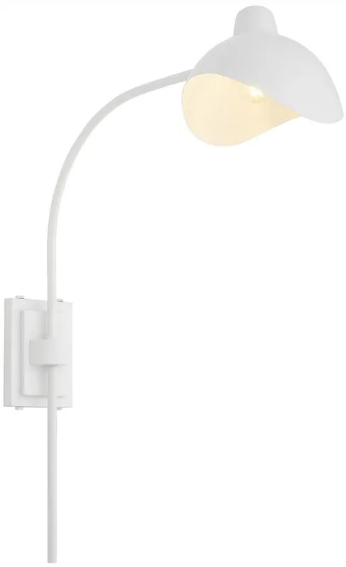 Casa Padrino lámpara de pared de diseño blanco / latón antiguo 19,5 x 67 x A. 70 cm - Lámpara de pared elegante de estilo años 50 - Colección de Lujo Begrenztes Angebot