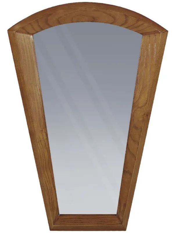 Casa Padrino espejo Art Deco de madera maciza marrón 63 x 4 x A. 90 cm - Elegante espejo de pared hecho de madera de fresno de alta calidad - Espejo de armario - Espejo de salón - Muebles Art Deco Nur Heute