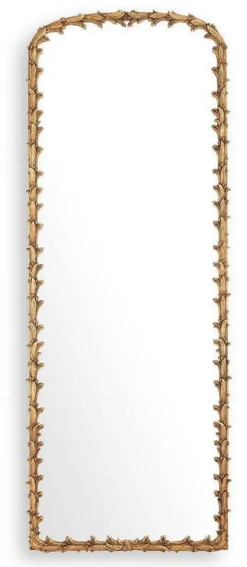 Casa Padrino espejo de lujo oro antiguo 92,5 x 7 x A. 245,5 cm - Espejo de pared de caoba - Espejo de cuerpo entero - Espejo de guardarropa - Colección de Lujo Kracherpreis