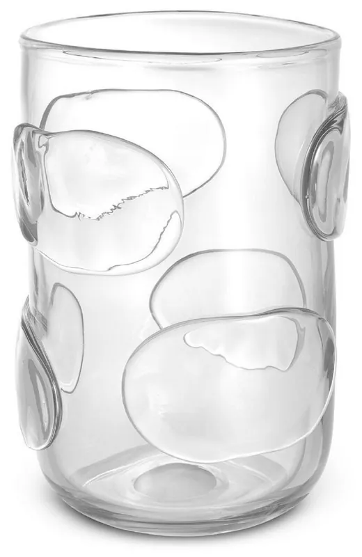 Ausverkauf Casa Padrino florero de vidrio decorativo de lujo Ø 23 x A. 34 cm - Elegante Florero Soplado a Mano - Colección de Lujo
