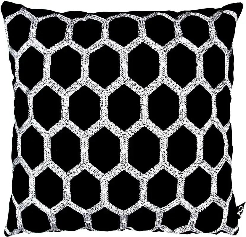Casa Padrino Cojín de hotel de lujo Negro 50 x H. 50 cm - Hotel Collection Sale