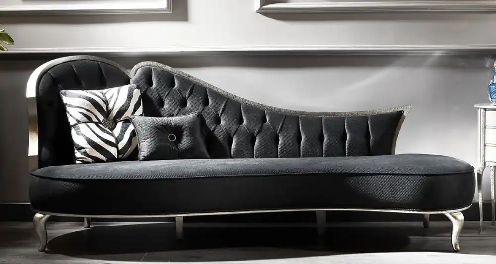 Casa Padrino sofá barroco de lujo gris / plata antigua - Sofá de salón hecho a mano en estilo barroco - Muebles de salón barroco noble Bestpreis