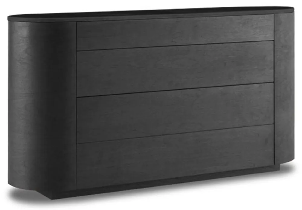 Casa Padrino aparador de lujo gris antracita / negro 140 x 42 x A. 75 cm - Armario de madera maciza con cajones y encimera de mármol - Muebles de Lujo Saisonangebot