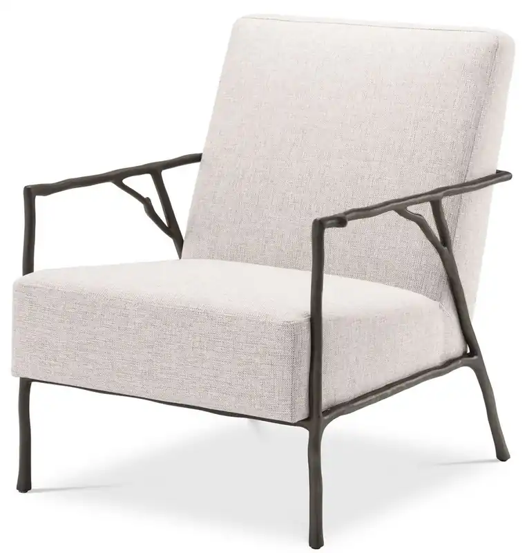 Casa Padrino sillón de lujo natural / bronce 63 x 81 x A. 82 cm - Sillón de Salón - Sillón de Hotel - Muebles de Lujo Saisonangebot