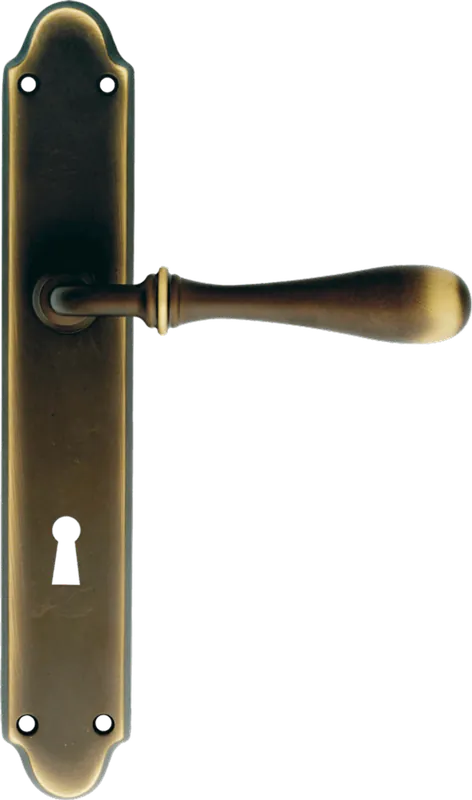 Juego de manijas de puerta barrocas Casa Padrino estilo antiguo francés - Pomos de puerta de latón - Made in Italy Günstig