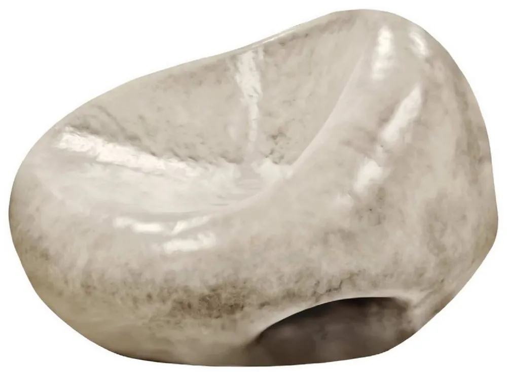 Highlight Casa Padrino sillón de jardín de diseño gris antiguo 100 x 110 x A. 70 cm - Sillón de jardín de terraza resistente a la intemperie - Muebles de Hotel - Calidad de Lujo