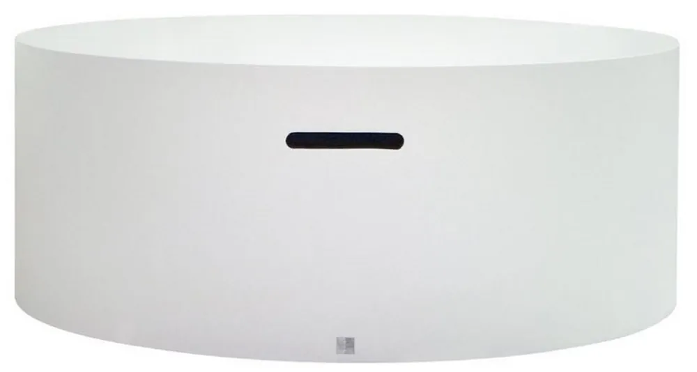 Casa Padrino mesa de jardín de lujo blanco mate Ø 100 x A. 40 cm - Mesa baja redonda resistente a la intemperie - Muebles Mesa de Jardín de Terraza - Colección de Lujo Top-Angebot
