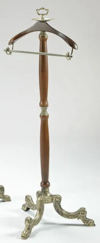 Casa Padrino perchero barroco de lujo marrón / bronce 45 x 45 x A. 127 cm - Perchero de latón noble - Perchero de Hotel Barroco Sonderaktion